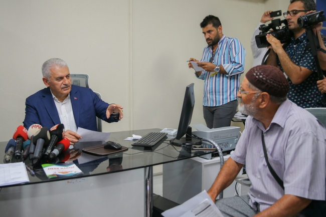 Başbakan Binali Yıldırım 'İmar Barışı' kaydı yaptı